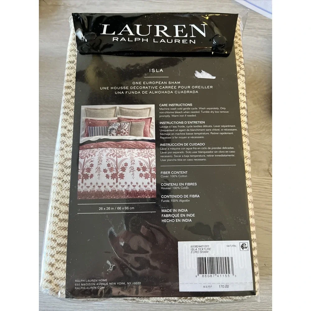 Lauren Ralph‎ Lauren Isla Texture Euro Sham 26